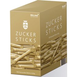 Hellma Zuckersticks Goldlinie 750x4,5g Feinzucker