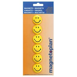 MAG Magnete Smilies 30mm 16672 gelb Pa=6St