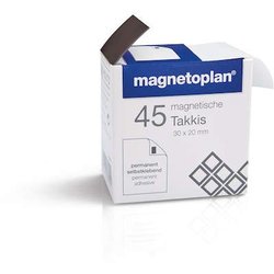 Magnetstücke Holtz 15503 20x30mm einseitig selbstklebend 45St.