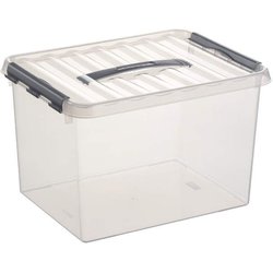 Kunststoff-Box Helit H6160402 22 Liter 300x400x260mm A4 transparent