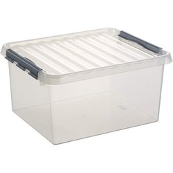 Aufbewahrungsbox Kunststoff 36L transparent