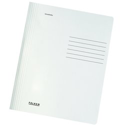 Schnellhefter A4 240g weiß Manila