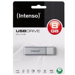 Speicherstick Alu Line USB 2.0, silber, Kapazität 8 GB