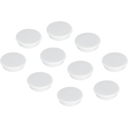 Haftmagnet Ø24mm bis 300g 10St weiß