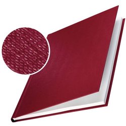 Buchbindemappe Hardcover A4 3,5mm (15-35 Blatt) Leinenüberzug matt bordeaux