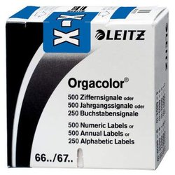 OC-Buchstabensignal X Leitz 6633-10 250St blau