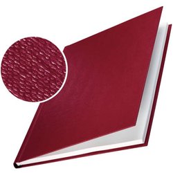 Buchbindemappe Hardcover A4 10,5mm (71-105 Blatt) Leinenüberzug matt bordeaux