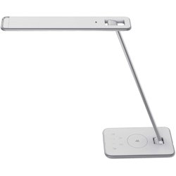 Unilux Jazz LED-Leuchte weiß/metall grau, integrieter USB-Anschluß