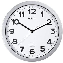 Uhr MAULstep 35RC Funkuhr si Wanduhr Kunststoff Rahmen Ø35mm