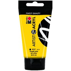 Acrylfarbe Artist 75 ml  azogelb mittel