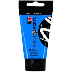 Acrylfarbe Artist 75 ml primärcyan
