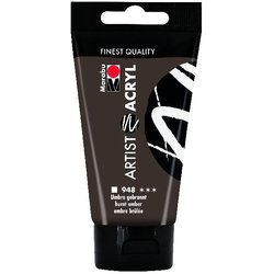 Acrylfarbe Artist 75 ml umbra gebrannt