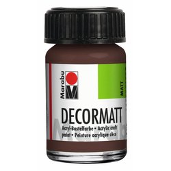 Decormatt Acryl 15 ml mittelbraun
