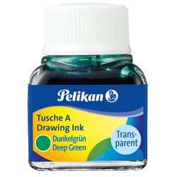 Tusche 10ml dunkelgrün