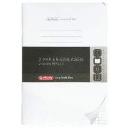 Papier-Ersatzeinlagen flex 80g A5 kariert weiß 2x40Bl