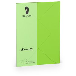 Briefumschlag Coloretti 80g DIN B6 hellgrün