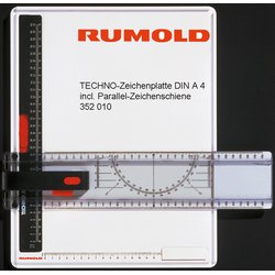 Zeichenplatte Techno A4 inklusive Parallel Zeichenschiene
