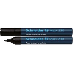 Permanentmarker Schneider 123001 230 Rundspitze 1-3mm schwarz