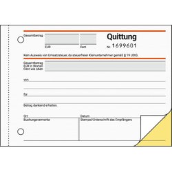 Quittung 56g A6 quer SD 2x30Bl