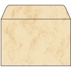 Briefumschlag Sigel DU011 C6 90g 25St
Marmor beige