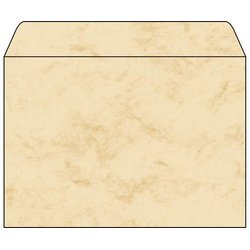 Briefumschlag DIN C5 beige Marmor 90g/m² 25St