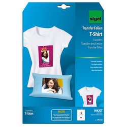 InkJet Transfer Folie für T-Shirts A4 für helle Textilien 3Bl