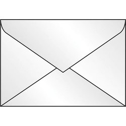 Briefumschlag DIN C6 transparent 100g/m² 25St