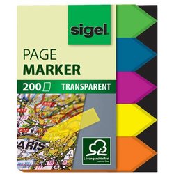 Haftmarker Sigel HN613 Film Pfeil 45x60mm 200Bl 5 Farben