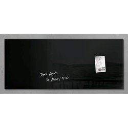 Glas-Magnetboard Sigel GL240 artverum 130x55cm schwarz