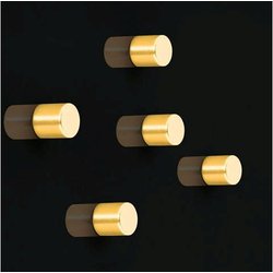 SuperDym-Magnet C5 Zylinder Gold stark  Ø10x10mm, 5St