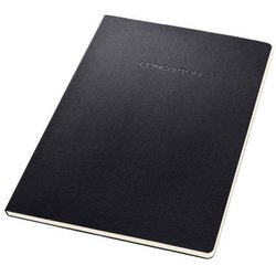 Notizblock Conceptum ca. A4 120 S. Hardcover liniert 80g black