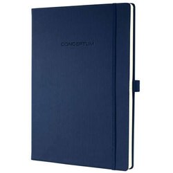 Notizbuch Conceptum ca. A4 194 S. Hardcover kariert 80g midnight blue