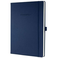 Notizbuch Conceptum ca. A4 194 S. Hardcover liniert 80g midnight blue