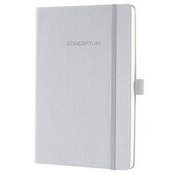 Notizbuch Conceptum ca. A5 194 S. Hardcover liniert 80g light grey