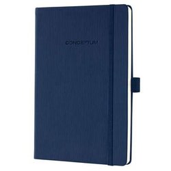 Notizbuch Conceptum ca. A5 194 S. Hardcover kariert 80g midnight blue