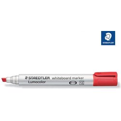 Whiteboard-Marker Staedtler 351B-2 Lumocolor Keilspitze 2-5mm rot