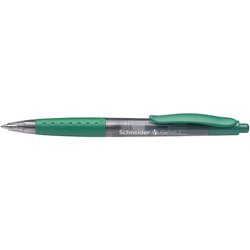 Gel-Kugelschreiber mit Druckmechanik und weicher Soft-Grip-Zone grün