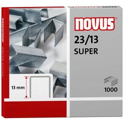 Blockheftklammer Novus 23/13 13mm 2-100Bl 1000St