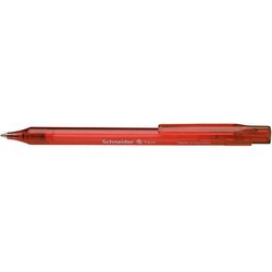 Kugelschreiber Fave transparent rot