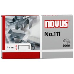 Heftklammer Novus No.111 4mm 2-15Bl 2000St