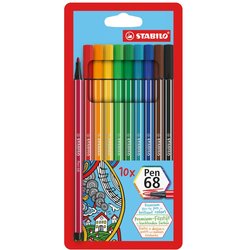 Fasermaler Pen 68 10er Kunststoffetui