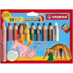 Farbstift Woody 10er Etui „30 Jahre Spaß