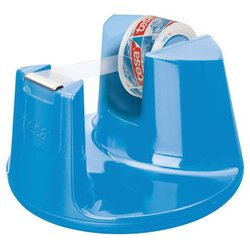 Tischabroller blau Easy Cut inkl. 1 Rolle kristallklar