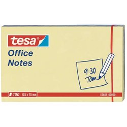 Haftnotiz Tesa 57655 Office Notes 125x75mm gelb 100Bl