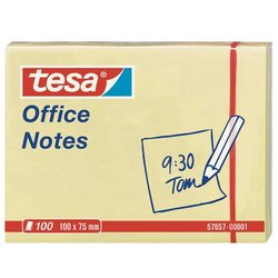 Haftnotiz Tesa 57657 Office Notes 100x75mm gelb 100Bl
