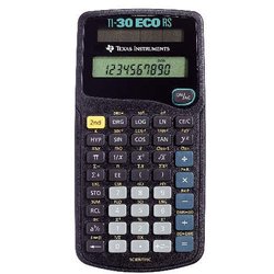 Schultaschenrechner Texas Instruments TI-30 ECO RS 10-stellig schwarz