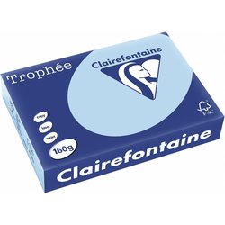 Kopierpapier Papago 160g A4 pastell-mittelblau 250Bl