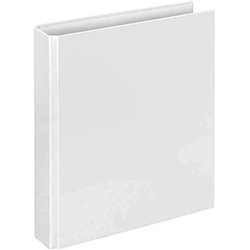 Ringbuch Hartpappe PP-kaschiert Basic A5 25mm weiß