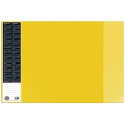 Scheibunterlage Veloflex 4680310 Velocolor 40x60cm mit Seitentaschen gelb