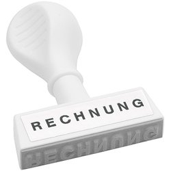 Textstempel Rechnung